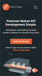 Mobile Screenshot of getpostman.com